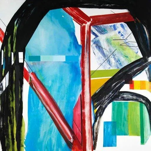 Oil and acrylic on canvas Edition: Unique, Unframed. Laura Newmans paintings combine geometric delineations of space,...