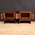 Brown 20th Century Italian Bedside Tables, 1950, Set of 2 For Sale - Image 8 of 13