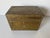 Handsome vintage Sarreid Ltd.-style decorative box featuring a richly patinated brass-clad exterior accented with hand-...