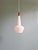 Scandinavian Pendant Light in Satin White Opaline Glass and Teak, 1960s For Sale - Image 10 of 14