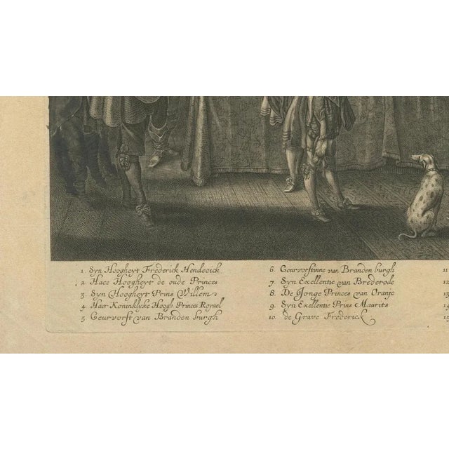Deathbed of the Prince of Orange, 1647, Paper For Sale - Image 5 of 10