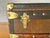 Wood Vintage Louis Vuitton Cabin Steamer Trunk, Leather & Wood, France For Sale - Image 7 of 16