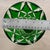 Vintage 1960s West German Cut-to-Clear Emerald Crystal Vase - 3.25 LBS For Sale - Image 10 of 12
