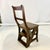 1970s Vintage English Hollywood Regency Arts & Crafts Library Steps Convertible Chair - 3 Step For Sale - Image 14 of 17