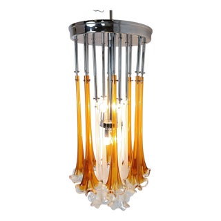 Vintage Chandelier by Paolo Venini, 1970s For Sale