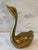 Vintage Mid-Century Modern Solid Brass Swans- a Pair For Sale In Austin - Image 6 of 8