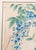 Green Mid-Century Japanese Woodblock Print of Wisteria Flowers by Kawarazaki Shodo For Sale - Image 8 of 16