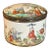 18th Century A Large Silver Gilt Mounted Chantilly Soft Paste Chinoiserie Snuff Box For Sale