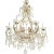 Large Beaded Italian Six-Arm Chandelier For Sale