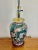 1970s Vintage Asian Floral Cloisonne Style Ceramic Ginger Jar Table Lamp Hand Painted For Sale - Image 5 of 15