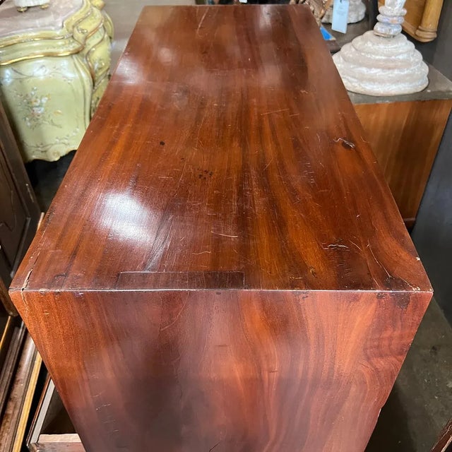 Wood Anglo Indian Chippendale Rosewood and Mahogany Chest of Drawers on Stand For Sale - Image 7 of 12