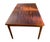 Brown Mid Century Modern (C1960) Swedish Rosewood Dining Table For Sale - Image 8 of 12