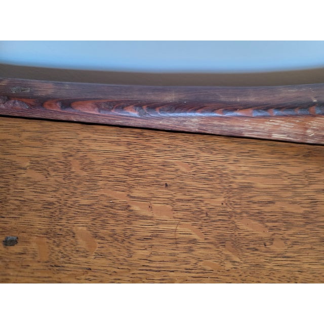 1900-1909 Tiger Oak Washstand For Sale - Image 16 of 16
