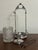 Victorian Antique Silver Plate Pickle Castor, Victorian Pressed Glass, Country Scenes, Quadruple Plate For Sale - Image 3 of 14