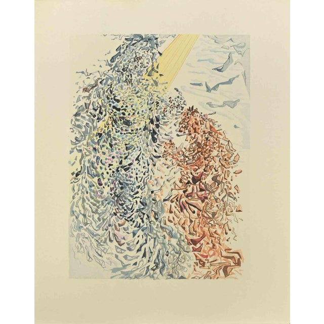 The Dust of Souls - The Divine Comedy is a woodcut print realized in 1963 for a series illustrating the Medieval poem of...