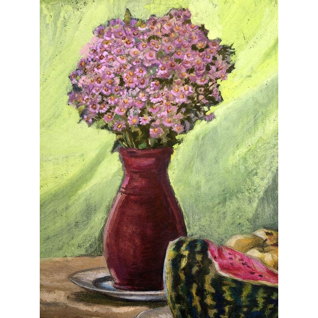 1960s 1960s Oil Painting Holiday Cherkas a.g. For Sale - Image 5 of 7