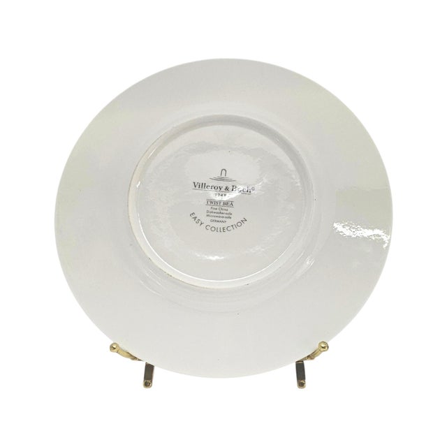 Villeroy & Boch Twist Bea German Fine China Salad Plates, Set of 4 For Sale - Image 9 of 10