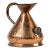 Large Antique French Hand-Hammered Copper Milk Jug/Pitcher For Sale