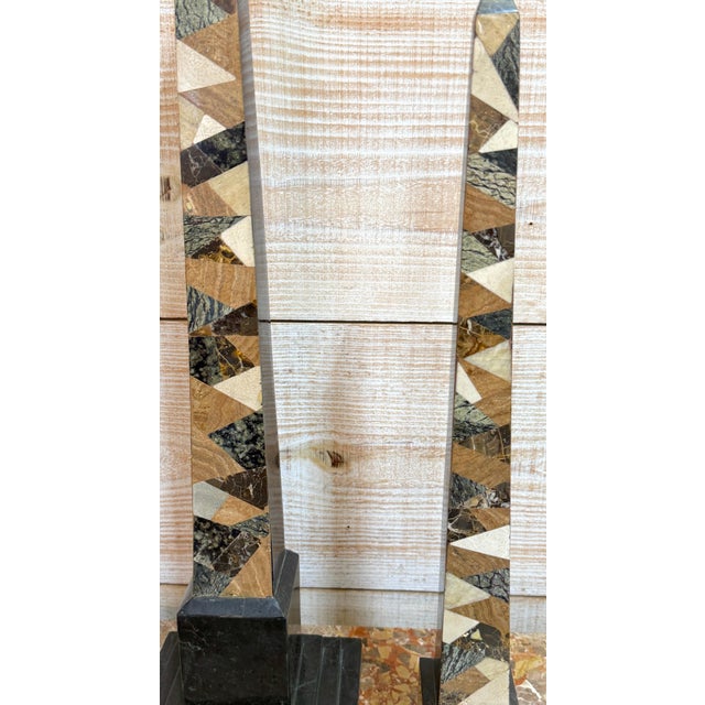 Pair of Graduated Tessellated Specimen Marble Obelisks by Maitland-Smith For Sale - Image 11 of 14
