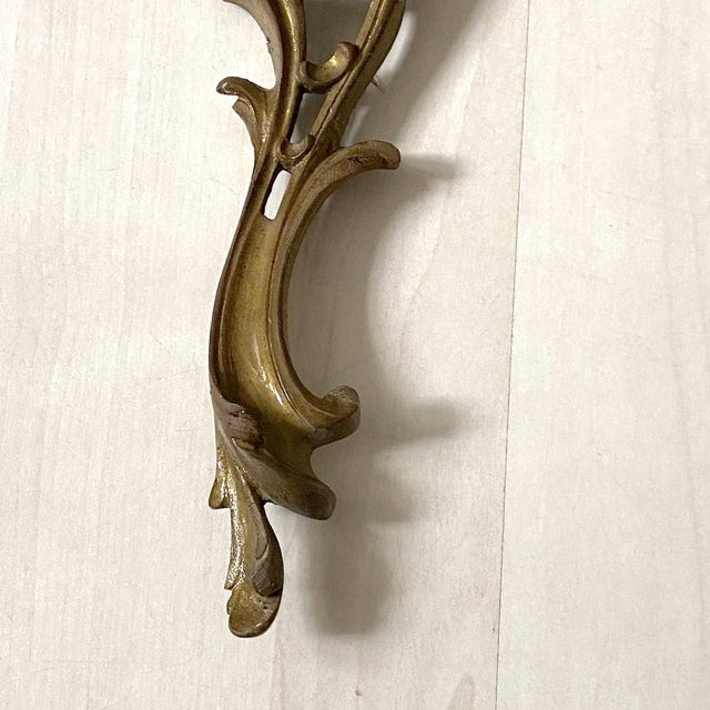 Louis XV Style Bronze Wall Sconces, Set of 2 For Sale - Image 10 of 13