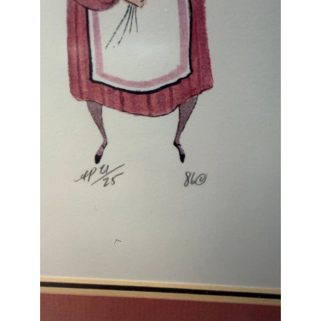 Folk Art 1980s Limited Edition B. Buckley Moss "Beth" Print For Sale - Image 3 of 4