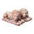 Vintage Cast Cement Garden Lion Figures - Pair For Sale