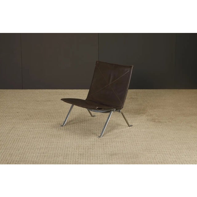 Poul Kjaerholm Early Production 'Pk-22' Lounge Chair by Poul Kjærholm for Ekc, Double-Signed For Sale - Image 4 of 18