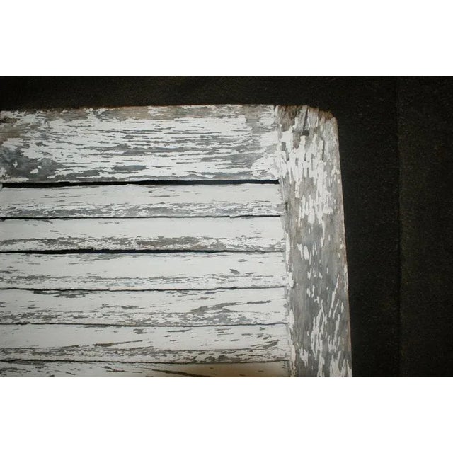 Good pair of original painted weathered shutters. 1890 This piece is designed in the style of the selected designer and/or...