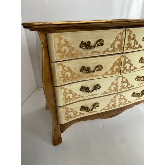 Vintage Florentine Italian Jewelry Music Box For Sale - Image 4 of 13