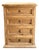 Mexican Southwestern Rustic Corona Ponderosa Pine 4-Drawer Chest For Sale