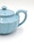 Wood Mid 20th Century Light Blue Teapot in the Style of Hall Birch's Darby Pattern For Sale - Image 7 of 8