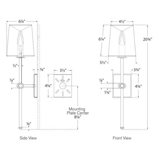 Traditional Julie Neill for Visual Comfort Signature Lucia Medium Tail Sconce in Gild & Crystal with Linen Shade For Sale - Image 3 of 3