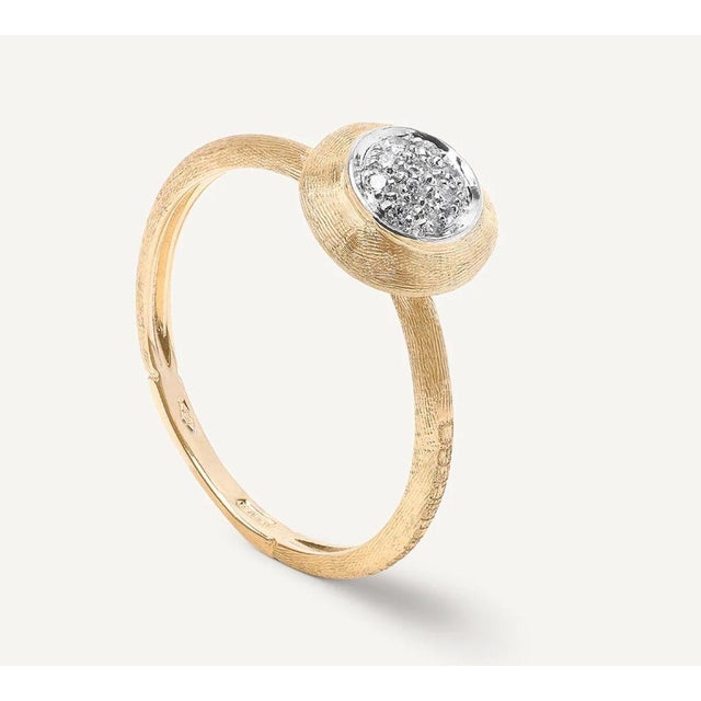 This gorgeous ring by Italian designer Marco Bicego and from their Jaipur Collection, contains a a cluster of round...