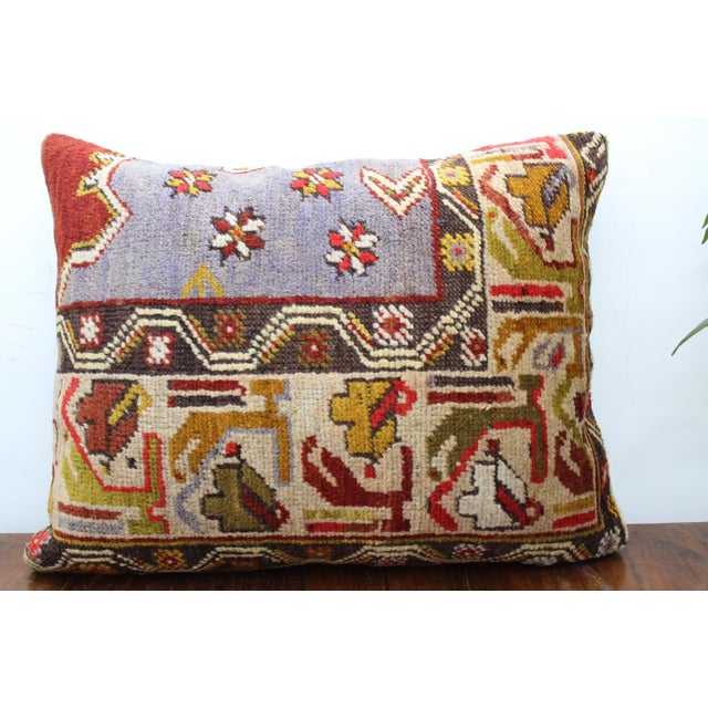 Turkish Kilim Decorative Pillow Cover - 17.5"x22" For Sale - Image 12 of 12