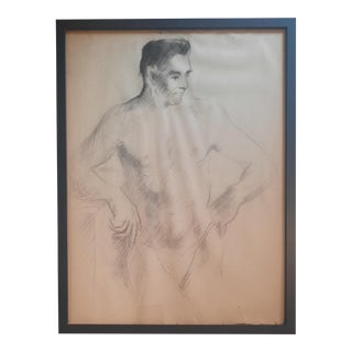 C E Urion Male Figurative Sketch For Sale