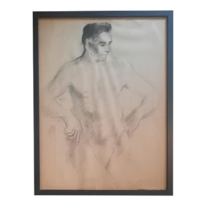 C E Urion Male Figurative Sketch