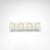 Cream Pen Club 3-Seater Sofa by Kwok Hoi Chan for Steiner, France, 1980s For Sale - Image 8 of 12