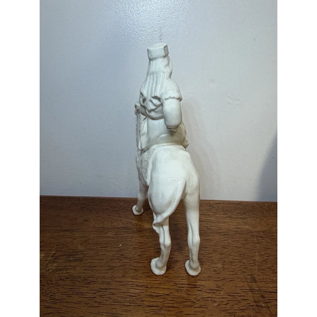 White Vintage Three Wise Men on Camels Figurines Set of 3 White Ceramic Nativity Magi For Sale - Image 8 of 16