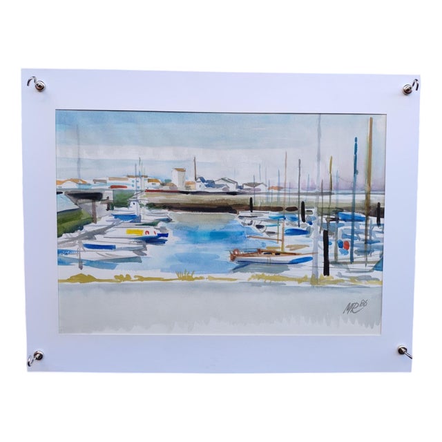 Michel Roubille, L'Ile d'Yeu, 1986, Watercolor For Sale