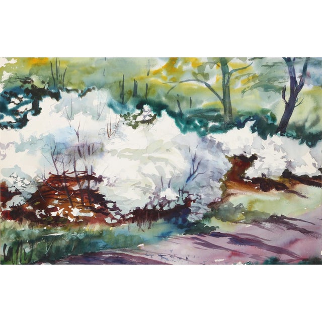 Bronx Park (P4.28) Eve Nethercott American (1925–2015) Date: 1959 Watercolor on Paper Size: 13.5 x 21 in. (34.29 x 53.34 cm)