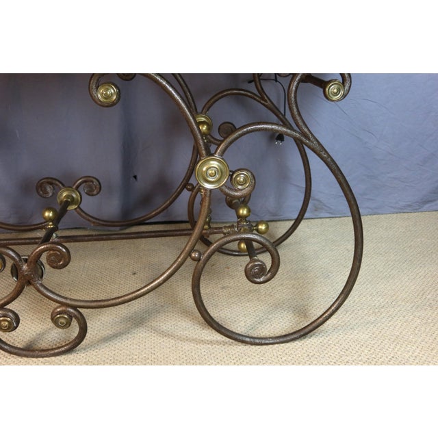 Wrought Iron Serving Table For Sale - Image 3 of 11