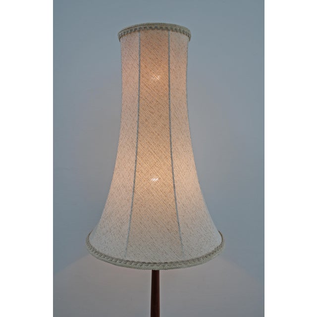 1960s Danish Modern Teak Cone Floor Lamp, 1960s For Sale - Image 5 of 11