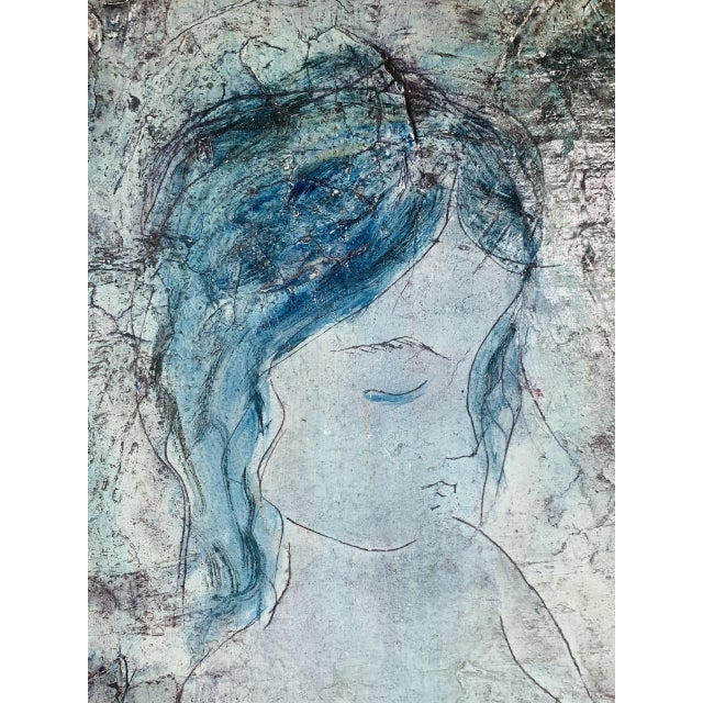 Javier Vilato, Composition, 1956, Oil Painting on Canvas, Framed For Sale - Image 7 of 18