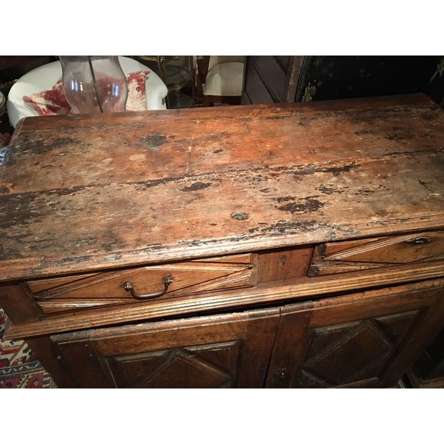 French Walnut Buffet With Two Drawers and Two Doors, 18th Century For Sale - Image 4 of 11