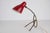 1960s Brass and Red Metal Table Lamp by Giuseppe Ostuni, 1960s For Sale - Image 5 of 11