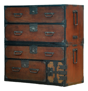 Japanese Tansu Chest of Drawers, 1870s