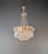 Antique Oval Empire Style Crystal Chandelier Brass Neoclassical Light Restored For Sale - Image 12 of 15