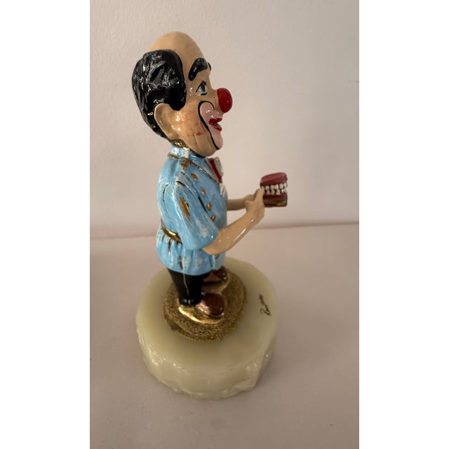 A Pair of Signed Ron Lee Dental Clown Figurines For Sale - Image 10 of 12