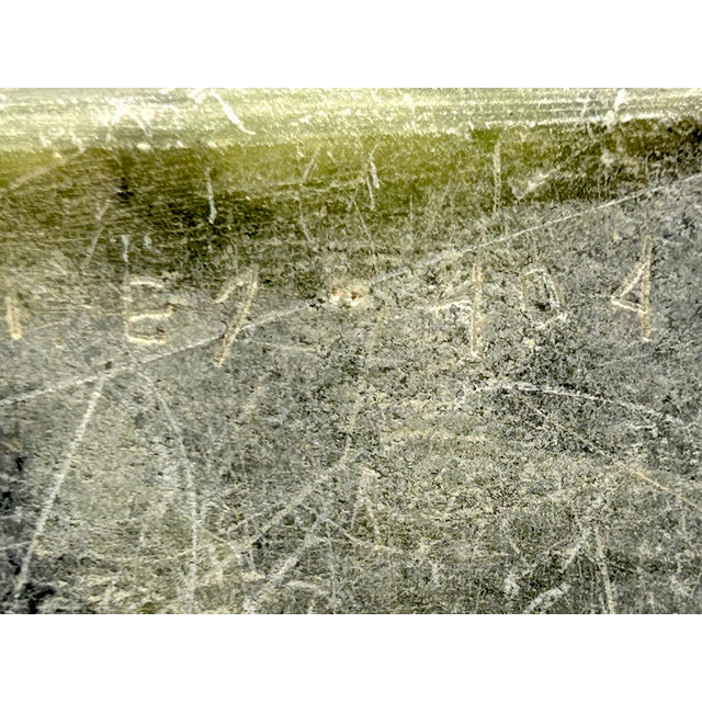 Joosii (Josie) Pisuktie (b.1901) Inuit Serpentine Stone Kudlik | Mid-20th Century, Signed ᔪᓯ E7-404 For Sale - Image 16 of 17