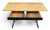 Vintage Mid-Century Modern Oak Writing Desk With Black Drawers & Chrome Base For Sale In Los Angeles - Image 6 of 15